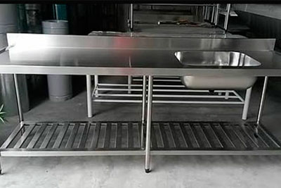 Bancada de Inox para Laboratório