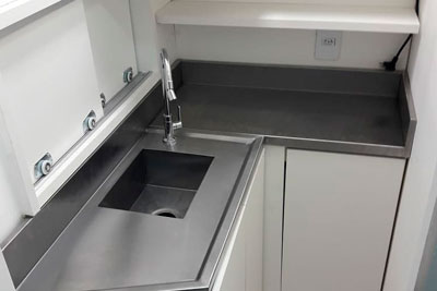 Bancada de Inox para Laboratório