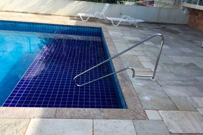 Corrimão Aço Inox para Piscinas