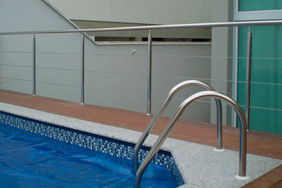 Corrimão Aço Inox para Piscinas